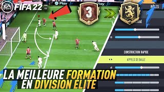 TUTO FIFA 22  La FORMATION pour MONTER EN DIVISION ÉLITE  TACTIQUES PERSO  442 CHEATÉ [upl. by Eleira499]