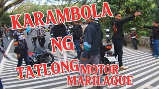 TATLONG MOTOR NAGKARAMBOLA SA MAY MANUKAN MARILAQUE HIGHWAY [upl. by Wilhelmina]