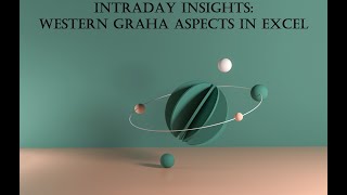 Intraday Insights Harnessing Western Planetary Aspects with Excel [upl. by Valora344]