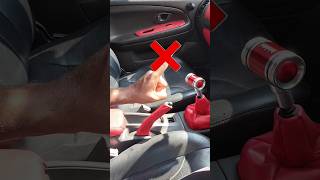 How to use hand brake for professional car driving🤯Car Tips and Tricks shortsfeed shortvideo car [upl. by Shaylyn6]