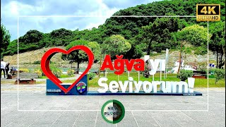 Sile Agva Walking Tour Istanbul Turkey  4K 60FPS [upl. by Elehcar]