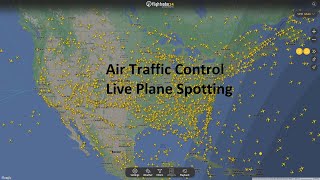 Live Air Traffic Control  Plane spotting on FlightRadar24 [upl. by Ramyaj]