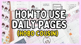 Hobonichi Daily Pages How to Use Them Effectively Use This 5 Sections [upl. by Lemire]