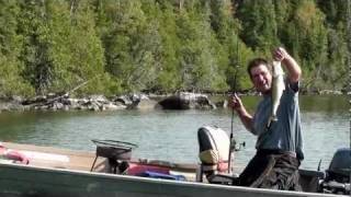 Walleye fishing at Buck amp Bingwood Cabins [upl. by Netsyrc538]