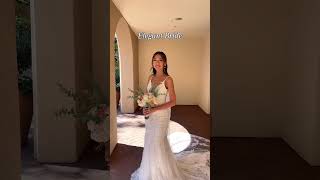 Wedding dress try on weddingdress wedding bride [upl. by Nnylaehs561]