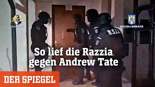 Rumänische Polizei veröffentlicht Video So lief die Razzia gegen Andrew Tate  DER SPIEGEL [upl. by Etnom]