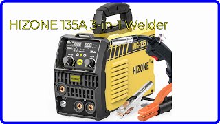 REVIEW 2024 HIZONE 135A 3in1 Welder ESSENTIAL details [upl. by Aneleairam]