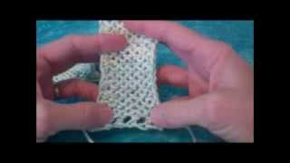 Loom Knitting  Cotton Yarn Stitch Comparison  Part 1 [upl. by Killie234]