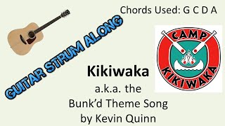 Kikiwaka BUNK’D Theme Guitar Chords Guide  Playalong  Strumalong guitarlesson guitarteacher [upl. by Drofliw]