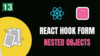 13 REACT HOOK FORM 📝  NESTED OBJECTS🚀  codewithaswin yt reactjs forms reacthookform objects [upl. by Ellivnarg]