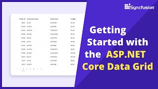 Getting Started with the ASPNET Core Grid Control [upl. by Kcirnek268]