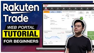 Rakuten Trade Web Portal Tutorial  Trade US Stocks from Malaysia [upl. by Thad]