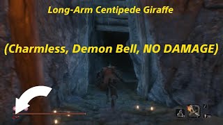 Sekiro LongArm Centipede Giraffe  CharmlessDemon BellPerfect Parry NO DAMAGE [upl. by Silsby610]