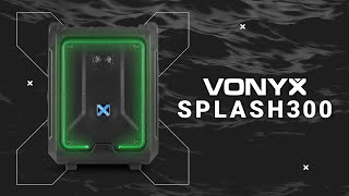 VONYX SPLASH300 Weatherproof Portable Sound System [upl. by Earlie60]