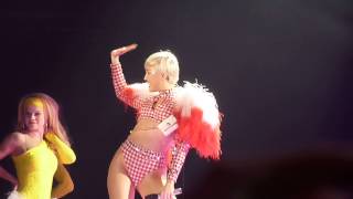 Miley Cyrus SMS live  Bangerz tour Antwerp [upl. by Trillbee]