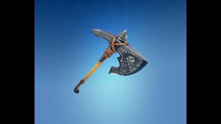 Forebearer new pickaxe sounds Fortnite New pickaxe sound effect so epic OMG Ninja and myth loves it [upl. by Recor]