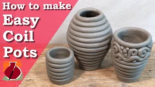 How to Make Easy Coil Pots [upl. by Fulton]