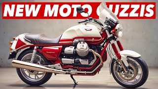 7 New Moto Guzzi Motorcycles For 2024 [upl. by Iuqcaj]