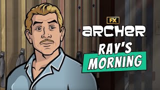 Rays New Morning Routine  Scene  Archer  FX [upl. by Nidorf]