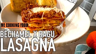 Episode 1  Me Cooking Food  The Best Ragu and Béchamel Lasagna [upl. by Gnah]