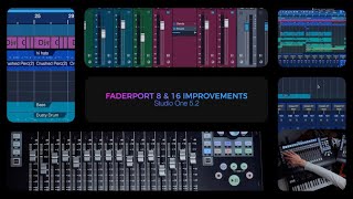 Studio One 52 FaderPort 816 Improvements [upl. by Analos]