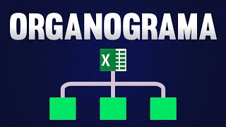 Como Fazer Organograma em 3 Exemplos no Excel [upl. by Puett135]