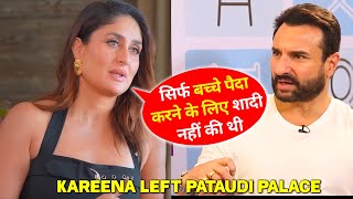 Kareena Kapoor reveals the DARK Truth about Saif Ali Khan amp Family after Separation [upl. by Nwonknu]