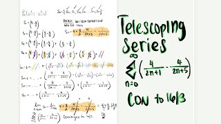 Telescoping Series Does it Converge or Diverge What does it Converge to RU CALC 152 [upl. by Gronseth320]