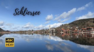 Schliersee Germany  Walking around the lake  4K HDR [upl. by Durman239]