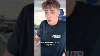 SIE fährt 20 KMH auf der AUTOBAHN 💀 polizei polizeikontrolle lustig comedy [upl. by Rose]