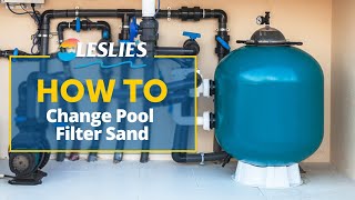 How to Change Pool Filter Sand  Leslies [upl. by Hartley]