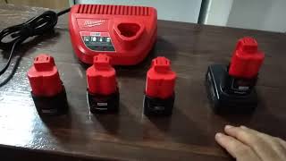 Diferença entre baterias Milwaukee M12 15Ah 20Ah 30Ah e 60 Ah [upl. by Anilave]