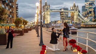 London Proposal Video  Tower Bridge  Vladyslav amp Bohdana  Adams Photography amp Videos [upl. by Tigges]