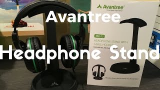 Avantree HS102 Headphone Stand Unboxing and Review [upl. by Aicilana83]