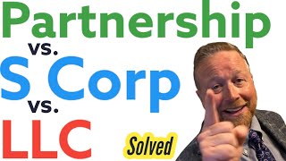 Breaking it Down LLC vs S Corp LLC vs Partnership LLC vs C Corp [upl. by Aikahc]