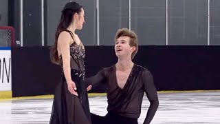 Vanessa Pham  Anton Spiridonov  Senior Dance FD  2025 Midwestern Sectional US Ice Dance Final [upl. by Ennovyahs392]