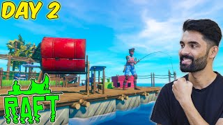 Can I Survive First day on My Raft  Raft Survival Gameplay 1 [upl. by Still683]