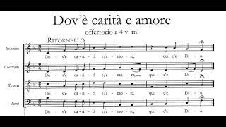 Dovè carità e amore Contralti [upl. by Lyndsey]