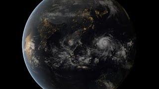 Super Typhoon Haiyan Yolanda Landfall Cordova Cebu [upl. by Hurlee]