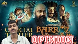 Barroz 3D Trailer My Opinion  Krishnan Talks [upl. by Eiclud]