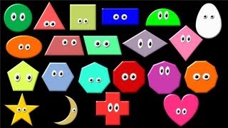 What Shape Is It Learn Geometric Shapes  The Kids Picture Show Fun amp Educational [upl. by Mechelle546]