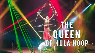 THE QUEEN OF HULA HOOP  Astonishing Hula Hoop Act  Best Hula Hoop Performance Show Budapest Circus [upl. by Quartas]