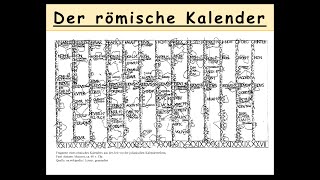 Der römische Kalender erklärt  Wie datierten die Römer Latein  julianischer Kalender 12 [upl. by Nobie]