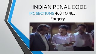 IPC section 463 to 465 explained in Malayalam For queries contact mynotesandmynotesgmailcom [upl. by Ramah]