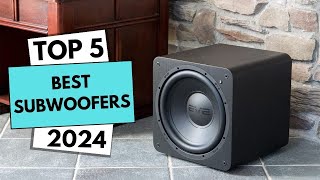 Top 5 BEST Subwoofers of 2024  BEST Subwoofers Review [upl. by Brandice]