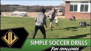 Very Simple Soccer Drills  Coach vs Player Reaction Challenge [upl. by Gibeon500]