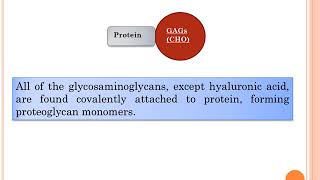 glycosaminoglycans and glycoproteins [upl. by Auhs]