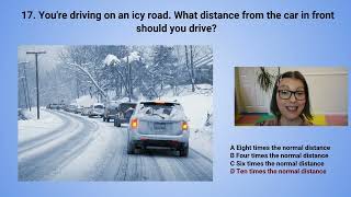 50 driving theory test questions DVLA DVSA  free driving practice mock test [upl. by Delmer498]