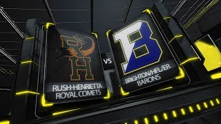 Varsity Boys Hockey RushHenrietta Royal Comets  BrightonHFLER Barons [upl. by Devan]