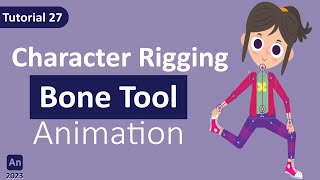 Adobe Animate CC 2023 BONE TOOL Character Rigging  Create Cartoon  Hindi  Urdu [upl. by Eelrebmik689]